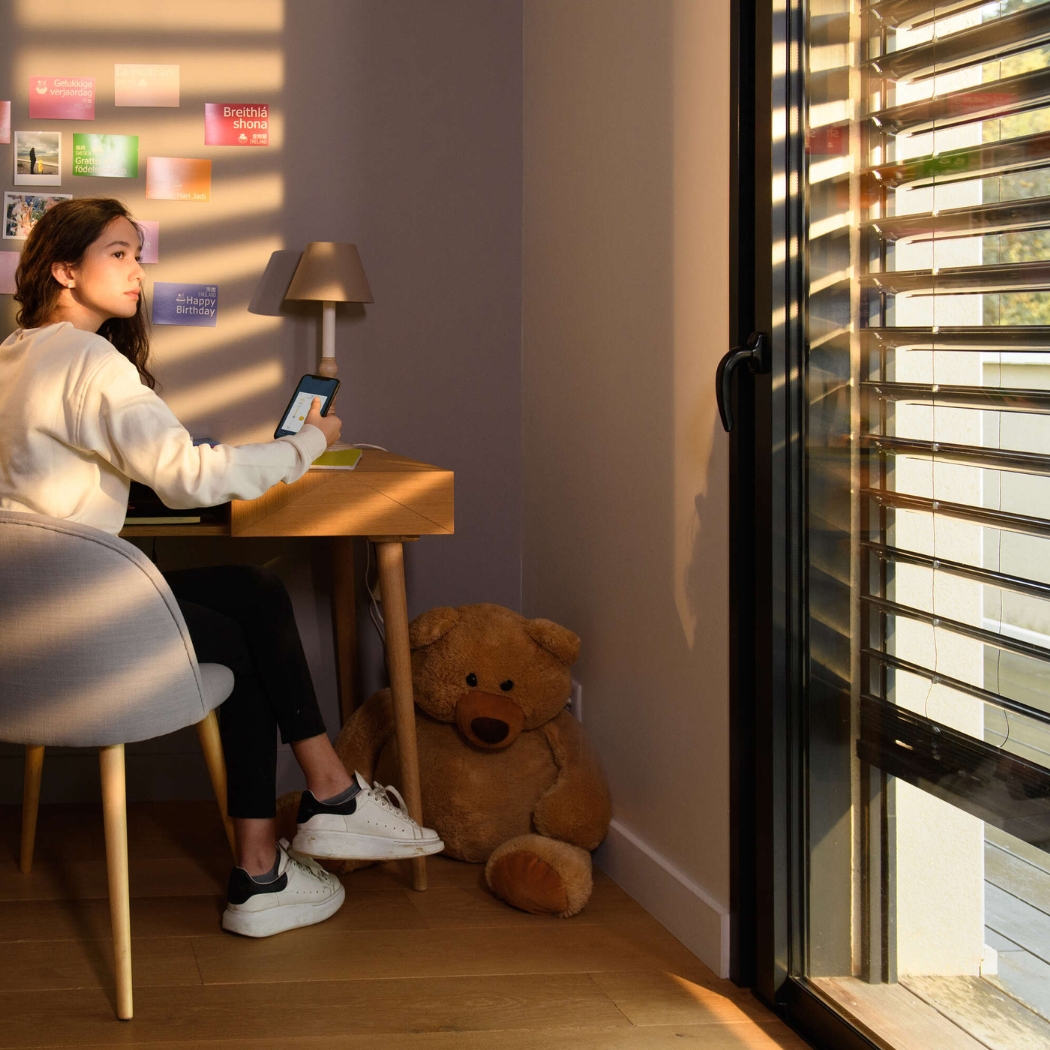 ปิดม้วนชัตเตอร์ในห้องครัว